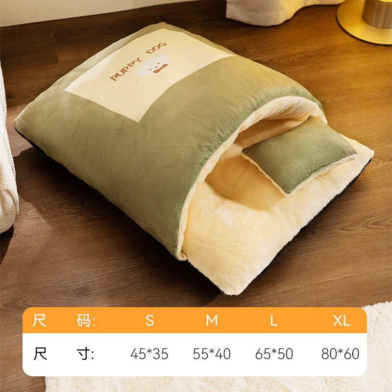 Dog Bed Small Beds for Dogs Slippers Nest Warm Accessories Large Accessory Puppy Washable Supplies Cats Basket Medium Sofa Plush