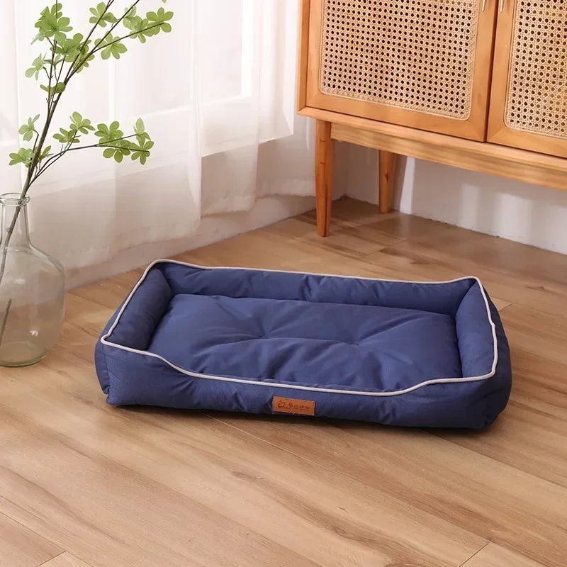 Dog Bed Pet Dogs Beds Four Seasons Thickened PP Cotton Filling Bite-resistant Waterproof 600D Oxford Pet Mat Dog Accessories