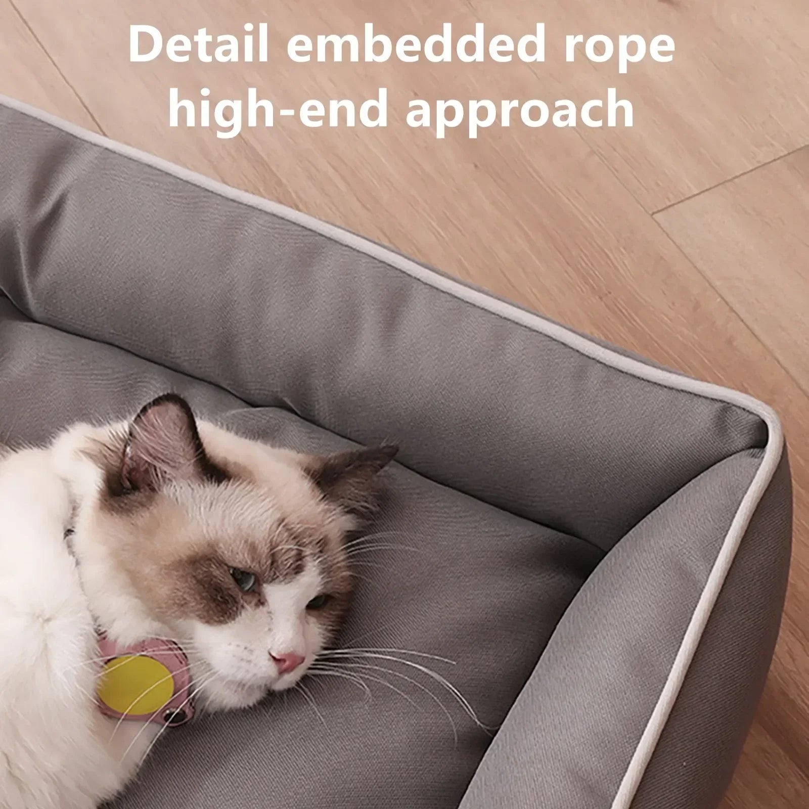 Dog Bed Pet Dogs Beds Four Seasons Thickened PP Cotton Filling Bite-resistant Waterproof 600D Oxford Pet Mat Dog Accessories