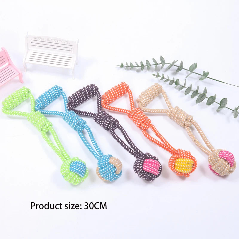Pet Dog Toys for Large Small Dogs Toy Interactive Cotton Rope Mini Dog Toys Ball for Dogs Accessories Toothbrush Chew Puppy Toy