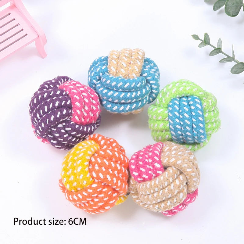Pet Dog Toys for Large Small Dogs Toy Interactive Cotton Rope Mini Dog Toys Ball for Dogs Accessories Toothbrush Chew Puppy Toy