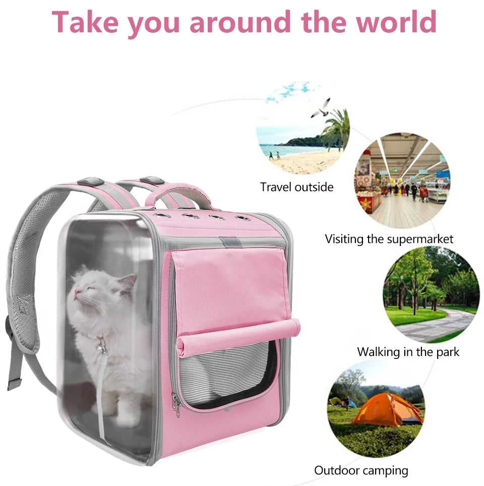 Pet Carrier  Backpack  Bag  Dog Outdoor Travel Bag
