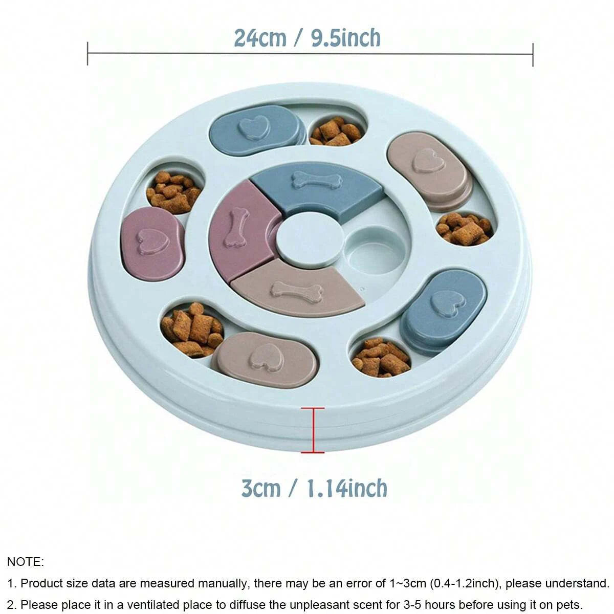 Dog Puzzle Toys- Dog   Brain Stimulates the Brain to Stimulate the Educational Toy Puppy to Treat the Food Feeder Allocation in