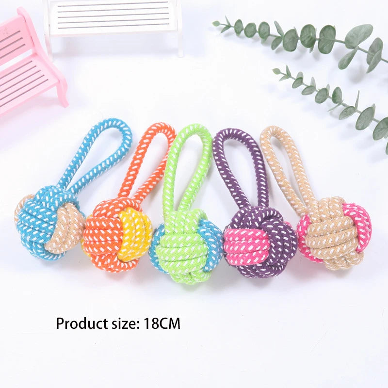 Pet Dog Toys for Large Small Dogs Toy Interactive Cotton Rope Mini Dog Toys Ball for Dogs Accessories Toothbrush Chew Puppy Toy