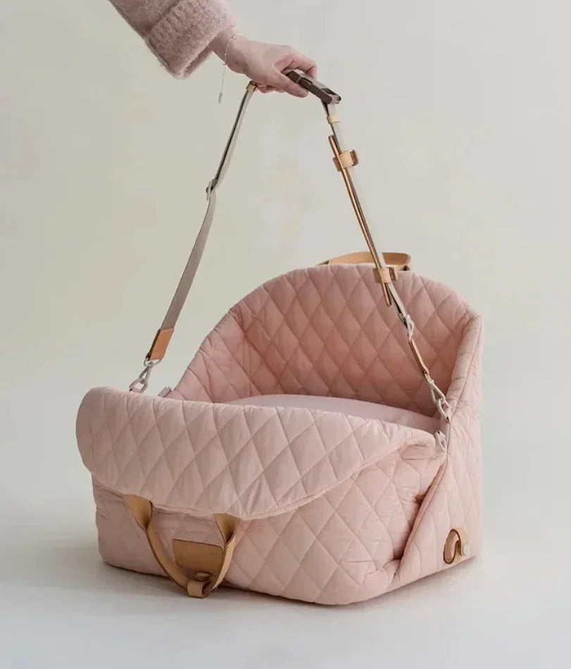 New Style Casual Fashion Luxury Pet Dog Cat Carrying Tote Bag Dog Car Carrier Booster Seat Pet Carriers