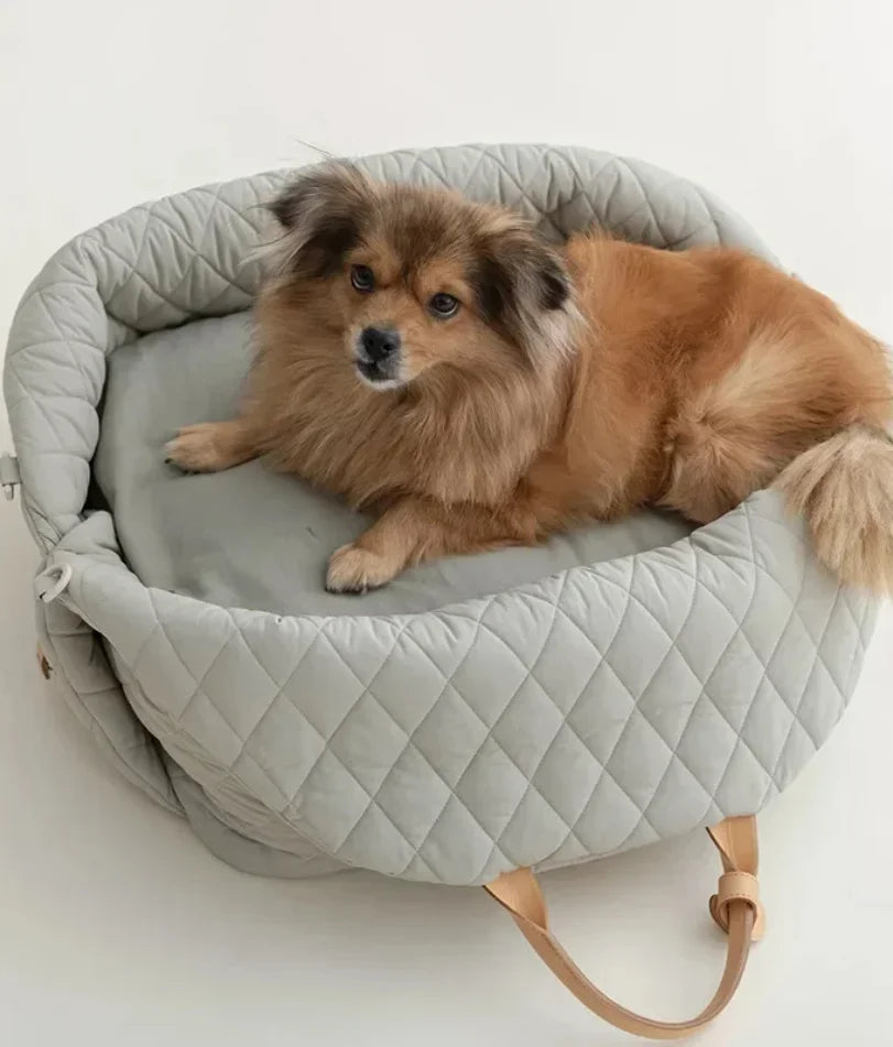 New Style Casual Fashion Luxury Pet Dog Cat Carrying Tote Bag Dog Car Carrier Booster Seat Pet Carriers