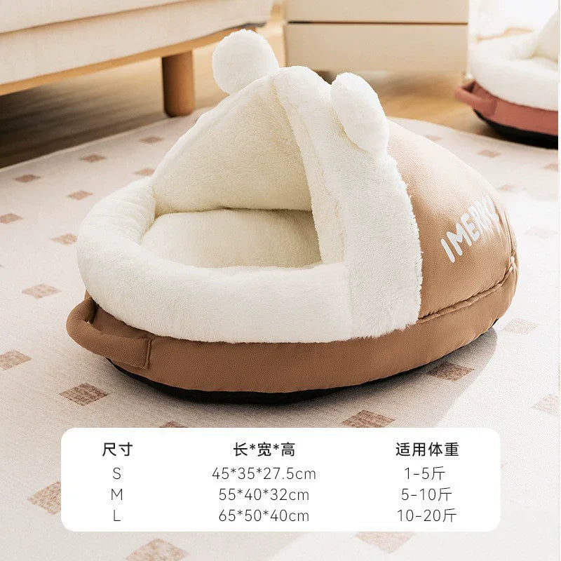 Dog Bed Small Beds for Dogs Slippers Nest Warm Accessories Large Accessory Puppy Washable Supplies Cats Basket Medium Sofa Plush