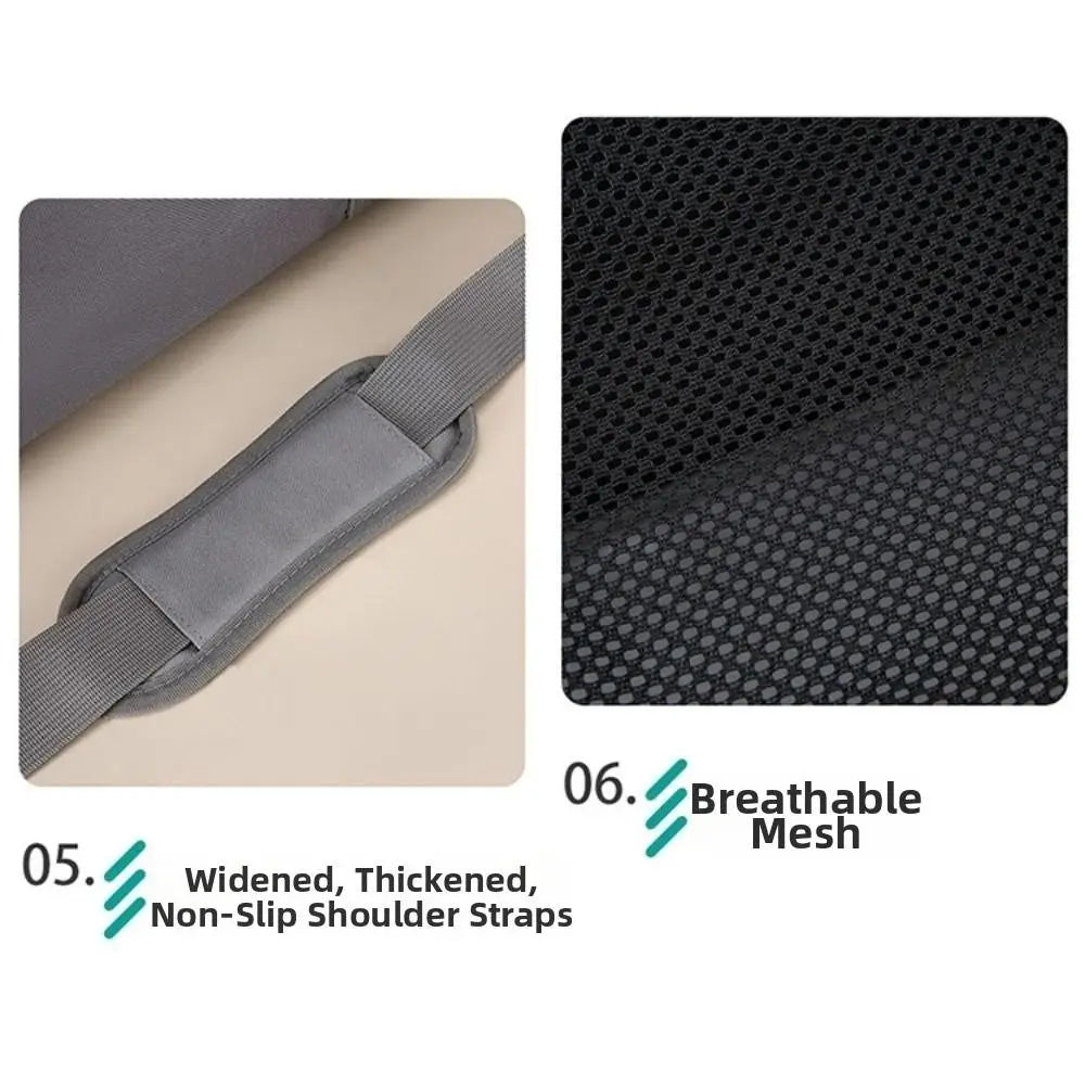 Dogs Outdoor Carrier Large Capacity Pet Carrying Bag Breathable Foldable Pet Carrier Bag Side Ventilated Pet Shoulder Bag Hiking