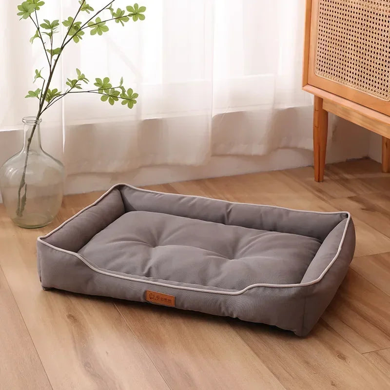 Dog Bed Pet Dogs Beds Four Seasons Thickened PP Cotton Filling Bite-resistant Waterproof 600D Oxford Pet Mat Dog Accessories