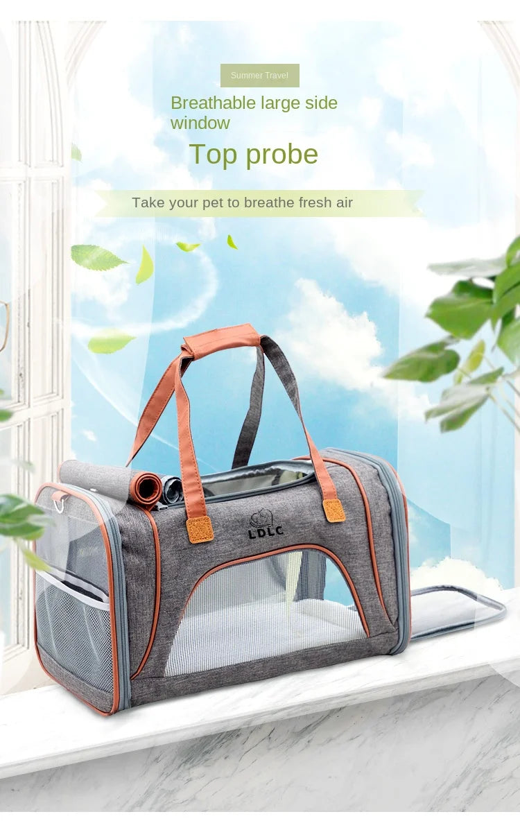 Breathable Dog Carrier Bags Portable Pet Cat Dog Cat Carrier Bag Airline Approved Transport Carrying For Cats Small Dog Backpack