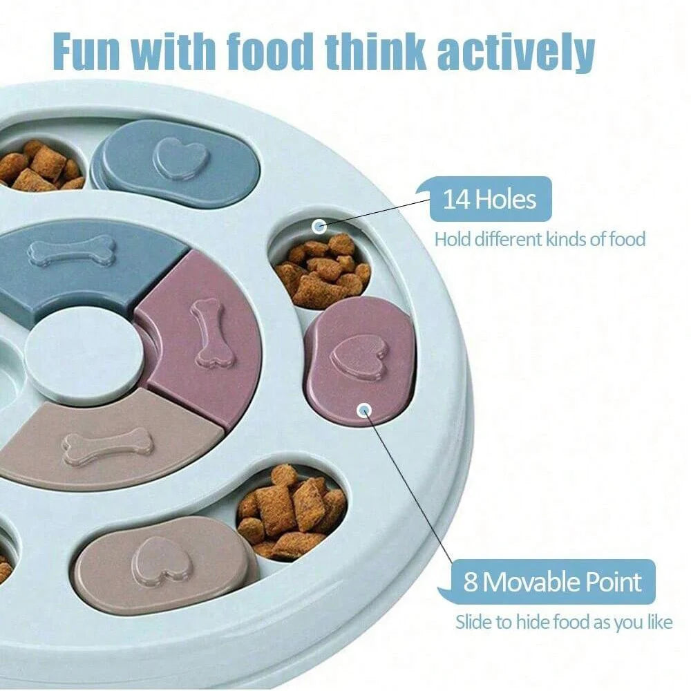 Dog Puzzle Toys- Dog   Brain Stimulates the Brain to Stimulate the Educational Toy Puppy to Treat the Food Feeder Allocation in