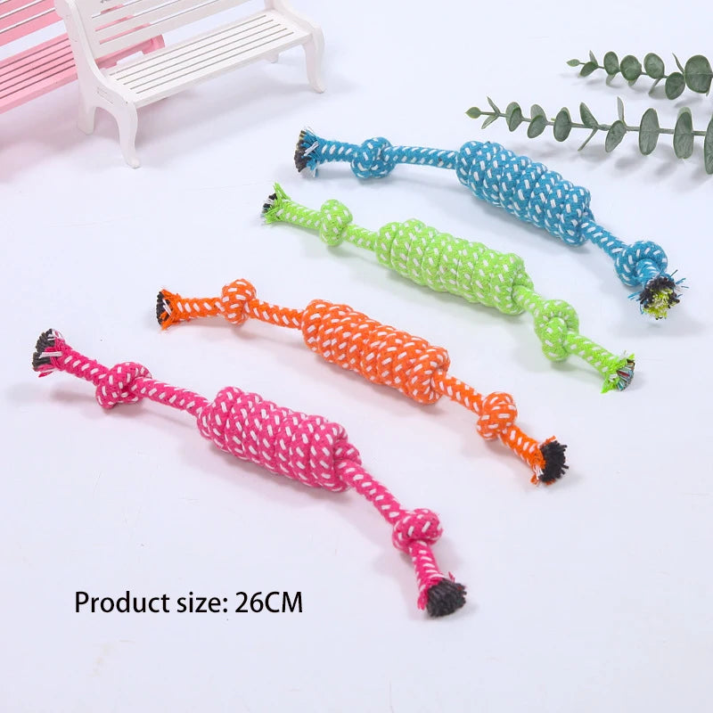Pet Dog Toys for Large Small Dogs Toy Interactive Cotton Rope Mini Dog Toys Ball for Dogs Accessories Toothbrush Chew Puppy Toy