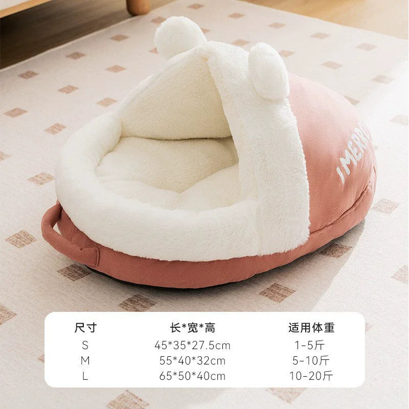 Dog Bed Small Beds for Dogs Slippers Nest Warm Accessories Large Accessory Puppy Washable Supplies Cats Basket Medium Sofa Plush