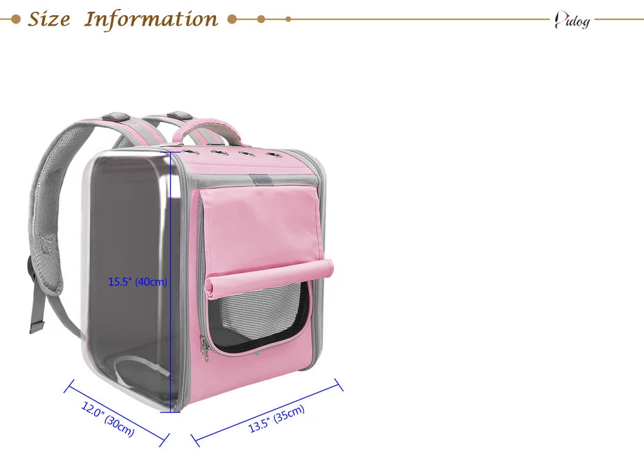 Pet Carrier  Backpack  Bag  Dog Outdoor Travel Bag